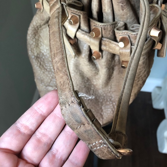 Alexander Wang Diego taupe / rose gold bucket bag - Picture 5 of 8
